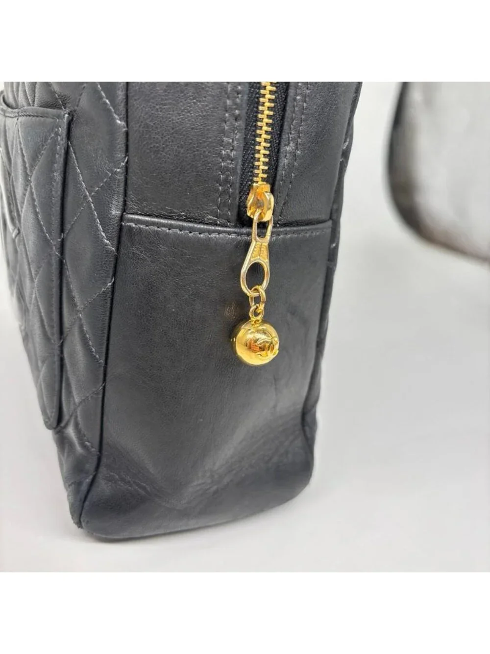 Chanel Super Lambskin CC Logo Tote Black